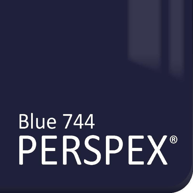 3mm Standard Blue 744, 1000x600mm