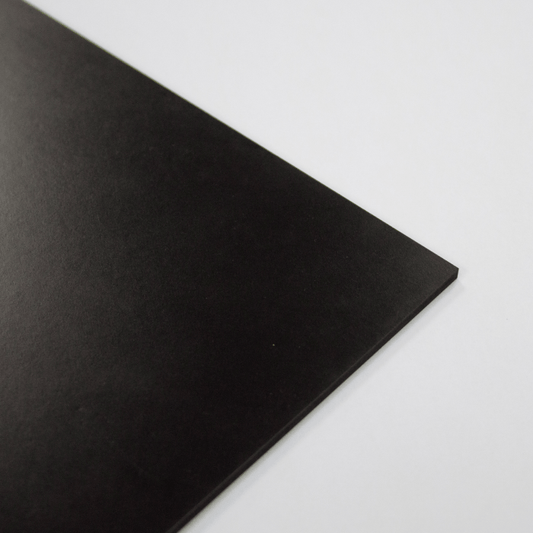 6mm Melamine on MDF - Black 1000 x 600mm