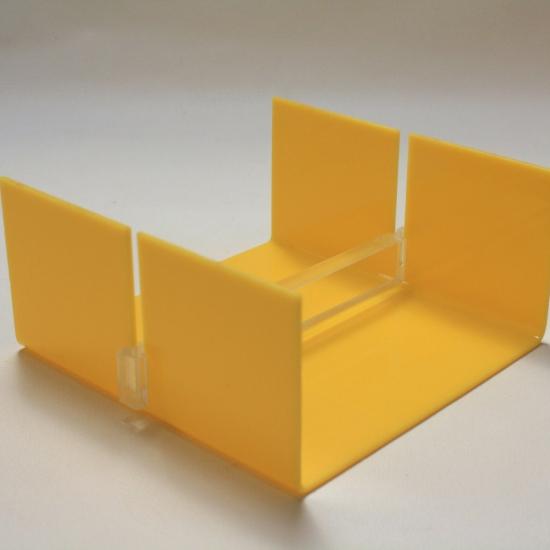 Perspex acrylic online sales, buy cut size 1000 x 600mm. Yellow 3mm