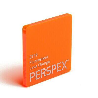 3mm Fluorescent Lava Orange 3T19, 1000x600mm