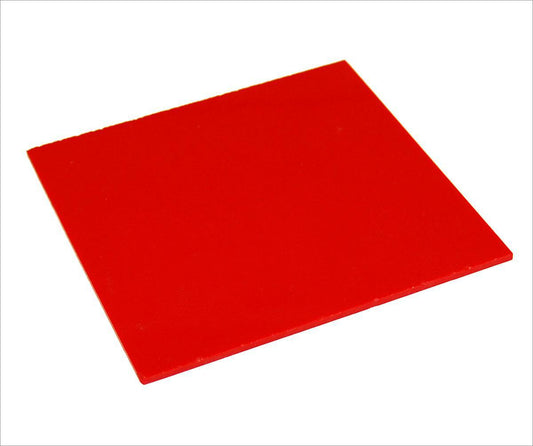 3mm Standard Red 3M58 Plexi, 1000x600mm