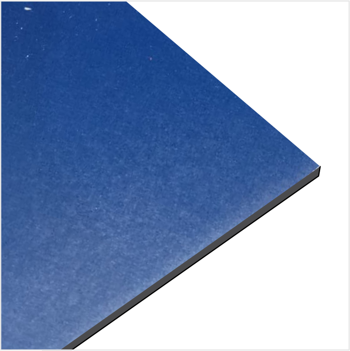 3mm Melamine on MDF - SMOOTH Dark Blue 610 x 430mm