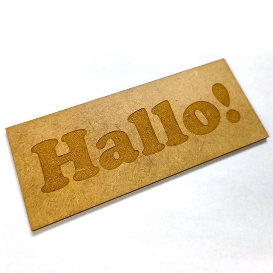 3mm Yellow MDF, 1000x600mm