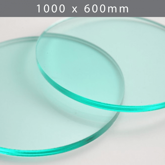 3mm Green Tint 6T08, 1000x600mm