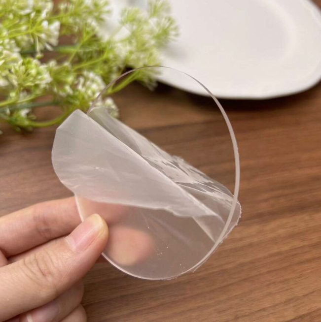 Clear Round Coaster Blanks – Set of 6 (95mm)