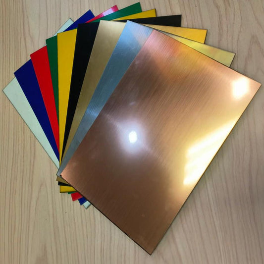 9-Piece A4 Engraving panel Sample pack, 195x295mm