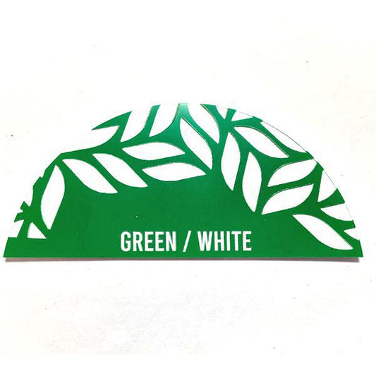 1.3mm Engraving panel, Green on White