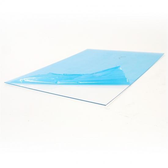 PET-A Lumex® Platte 1 Mm – Zuschnitt 555x500 Mm, Farblos AR, Tiefziehmaterial