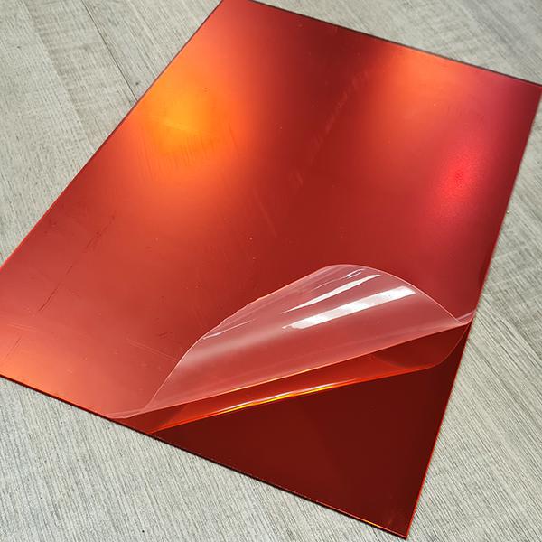 2mm Red Mirror Acrylic - 3 Sizes