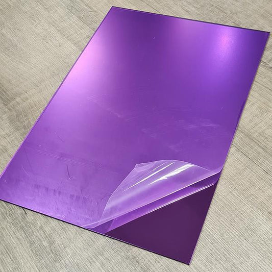 2mm Purple Mirror Acrylic - 3 Sizes