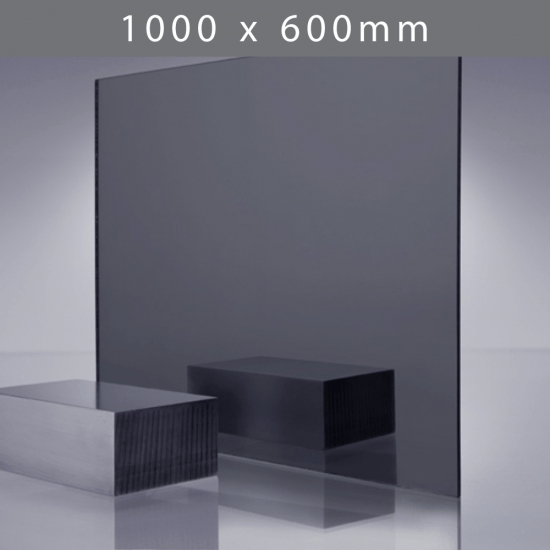 Perspex acrylic online sales, buy cut size 1000 x 600mm. TINT Grey 3mm