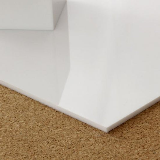 Perspex acrylic online sales, buy cut size 1000 x 600mm. White 5mm