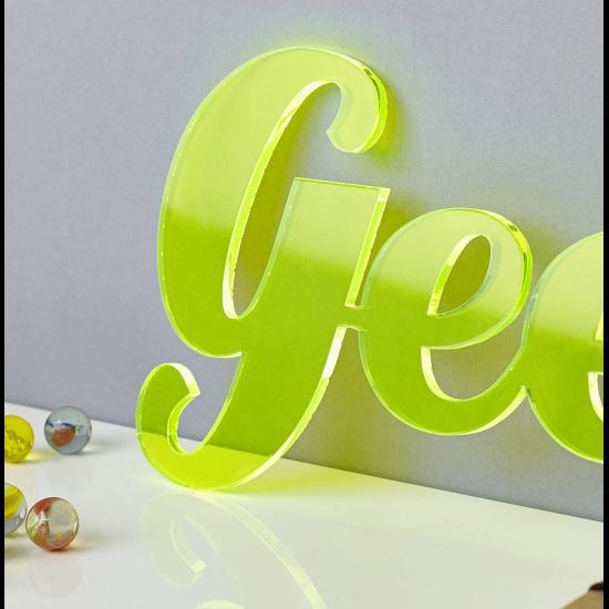 Perspex acrylic online sales, buy cut size 1000 x 600mm. fluorescent.